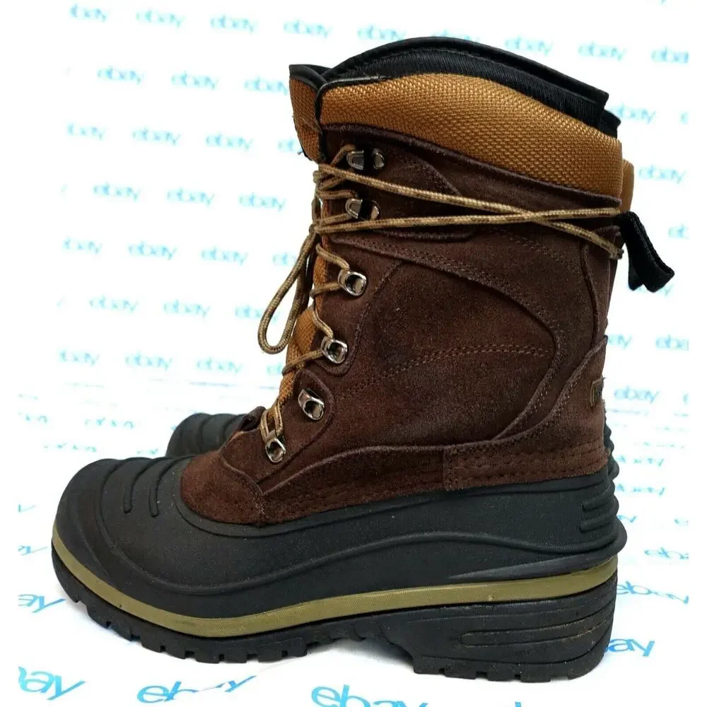 Ranger Thermolite men's size 7 suede and rubber lace up boots brown
